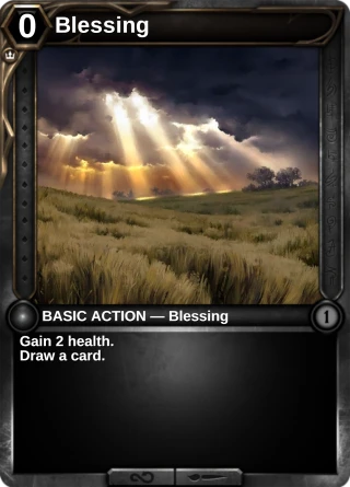 Blessing: the rebuilt card