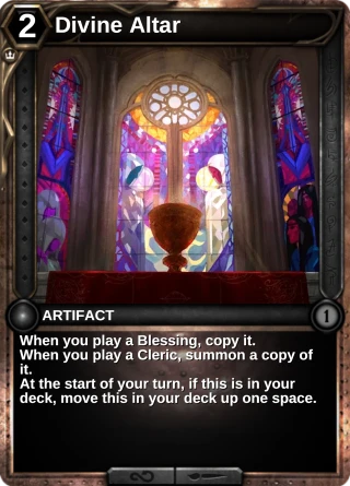 Divine Altar: the rebuilt card