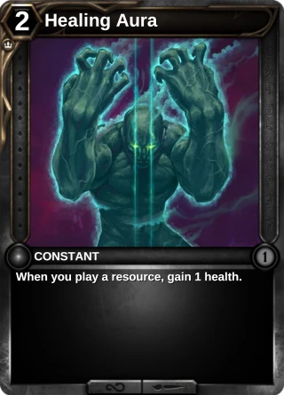 Healing Aura: the rebuilt card