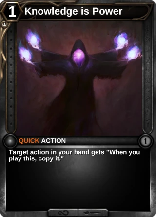 Knowledge is Power: the rebuilt card