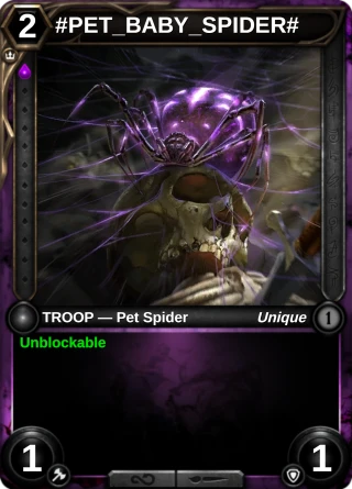 #PET_BABY_SPIDER#: the rebuilt card