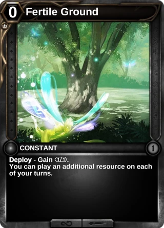 Fertile Ground: the rebuilt card