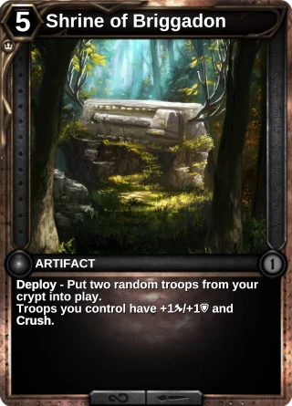 Shrine of Briggadon: the rebuilt card