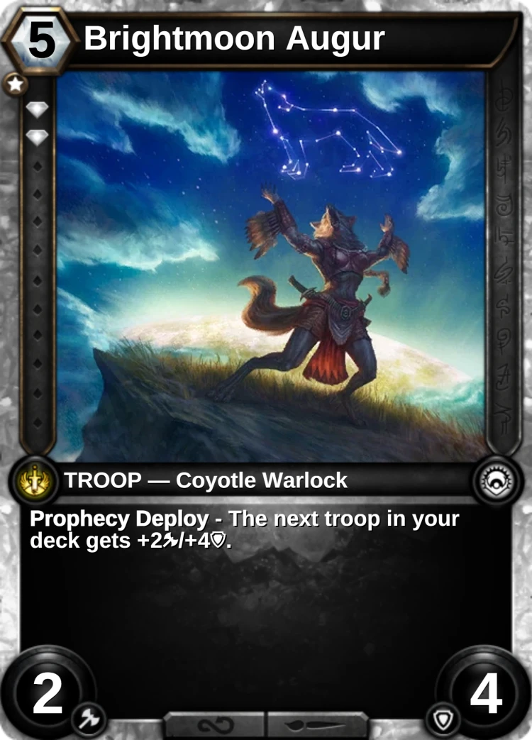 Brightmoon Augur: the card