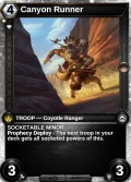 Canyon Runner: printing in Primal Dawn