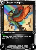 Cheery Songbird: printing in Primal Dawn