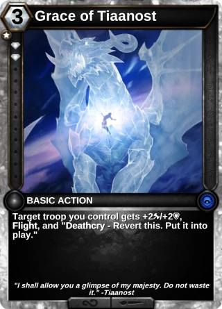 Grace of Tiaanost: the card this item changes
