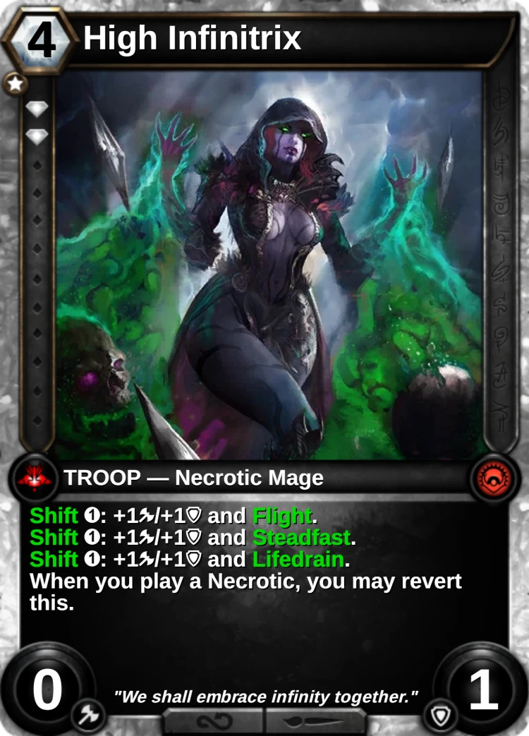 High Infinitrix: the card