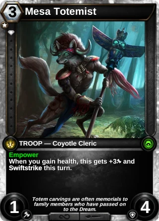 Mesa Totemist: the card this item changes