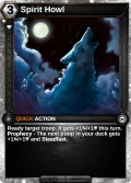 Spirit Howl: printing in Primal Dawn