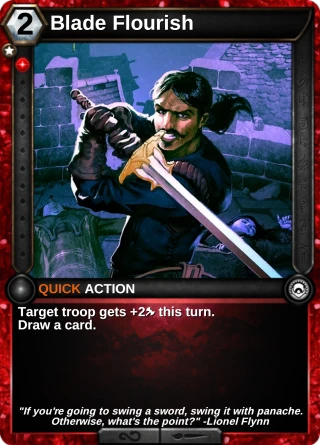 Blade Flourish: the card this item changes