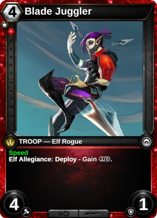 Blade Juggler: the card this item changes