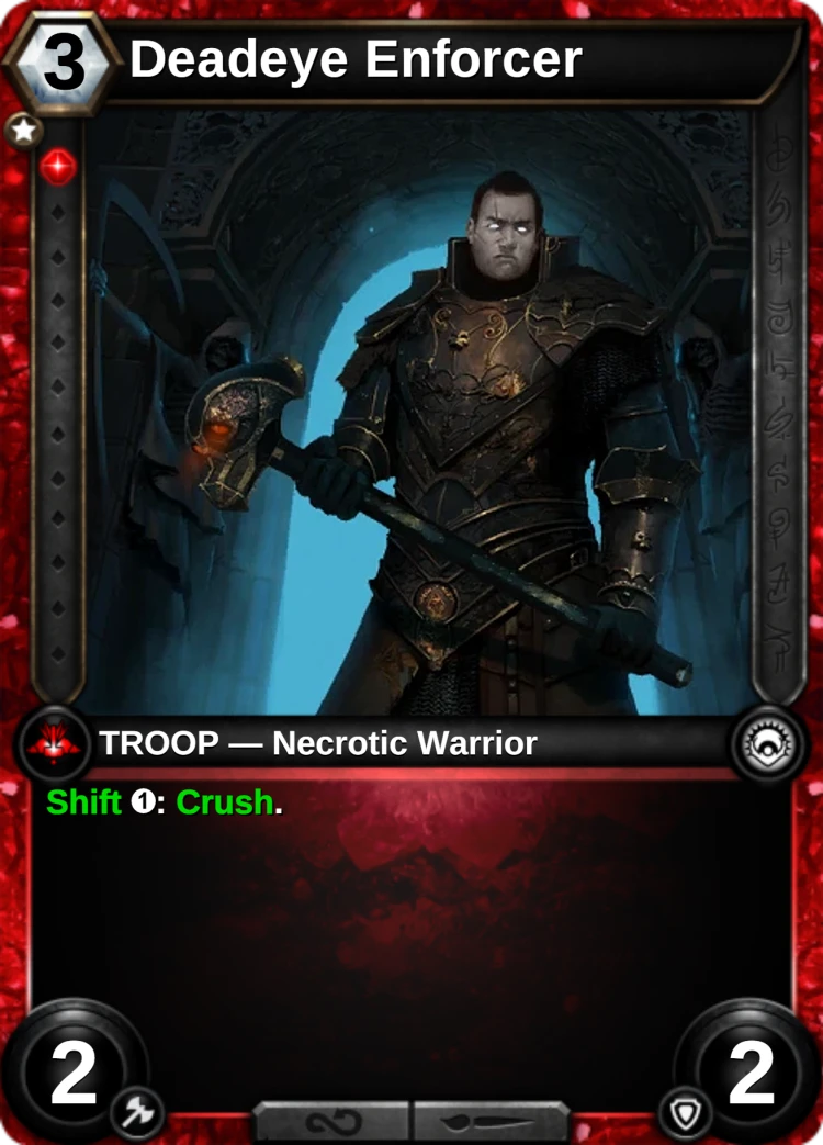 Deadeye Enforcer: the card