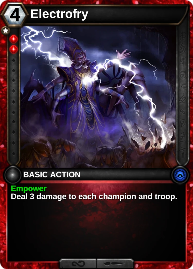 Electrofry: the card