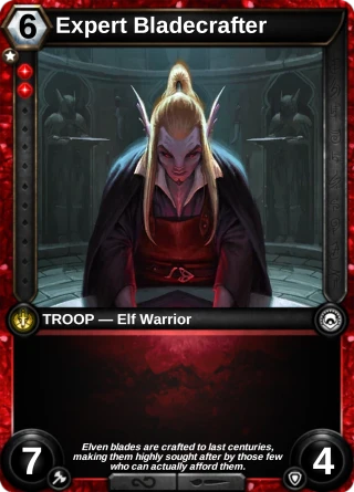 Expert Bladecrafter: the card this item changes