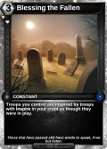 Blessing the Fallen: printing in Shards of Fate