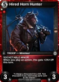 Hired Horn Hunter: printing in Primal Dawn