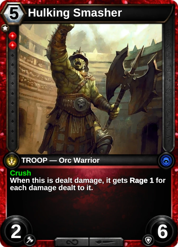 Hulking Smasher: the card