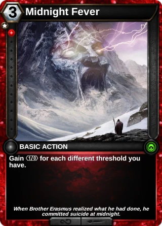 Midnight Fever: the card this item changes