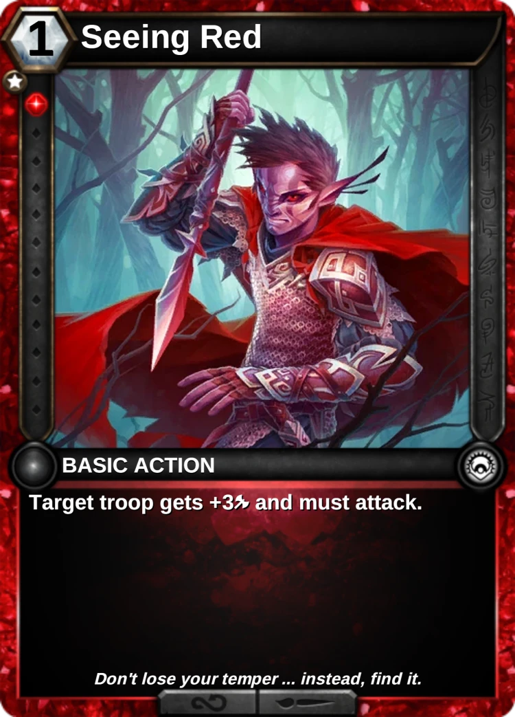 Seeing Red: the card