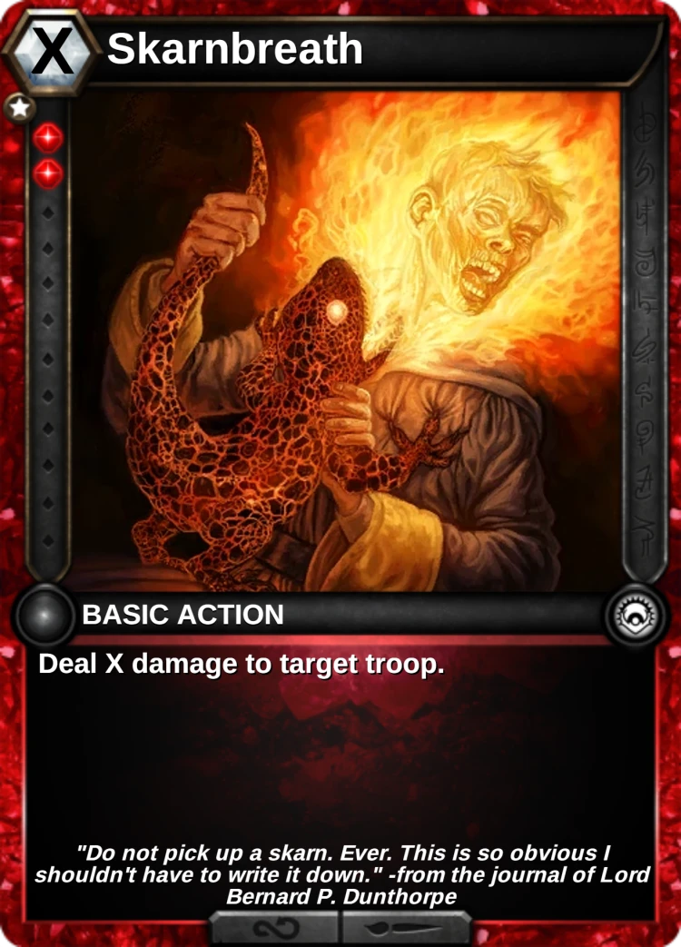 Skarnbreath: the card