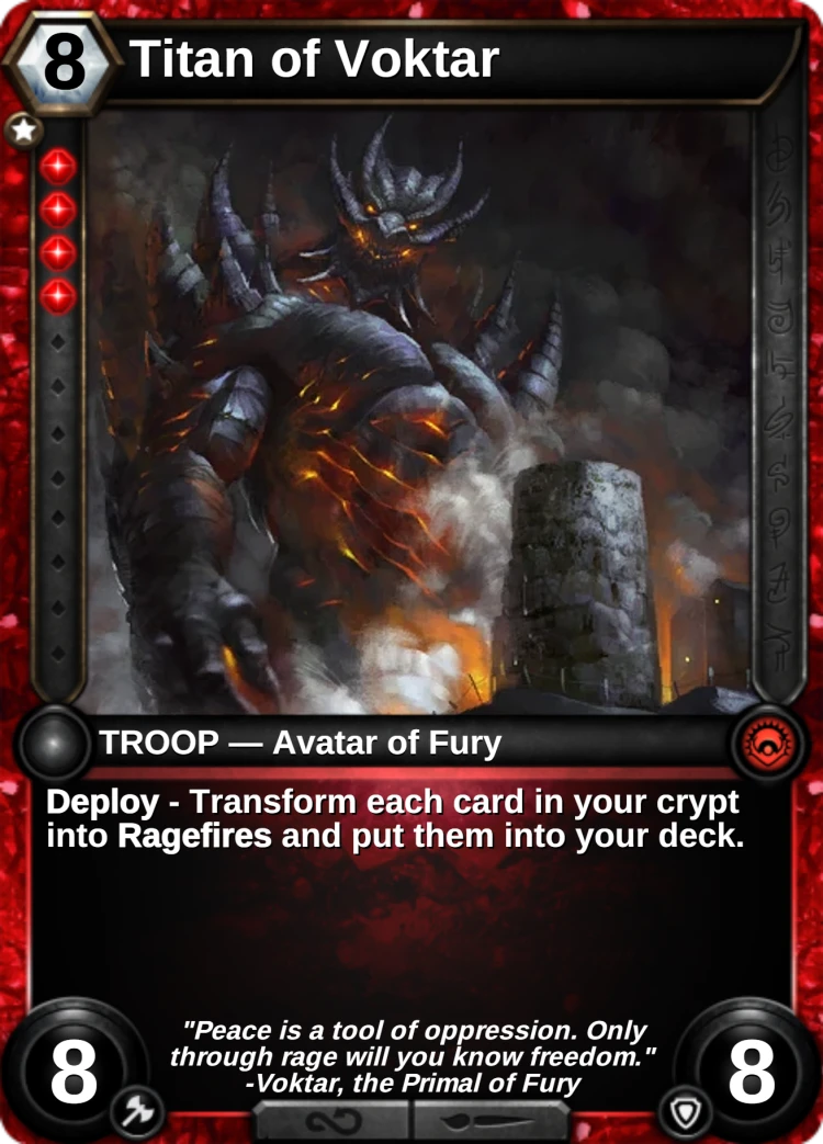 Titan of Voktar: the card