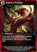 Zakiir's Frenzy: printing in Primal Dawn