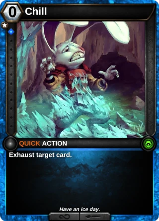 Chill: the card this item changes