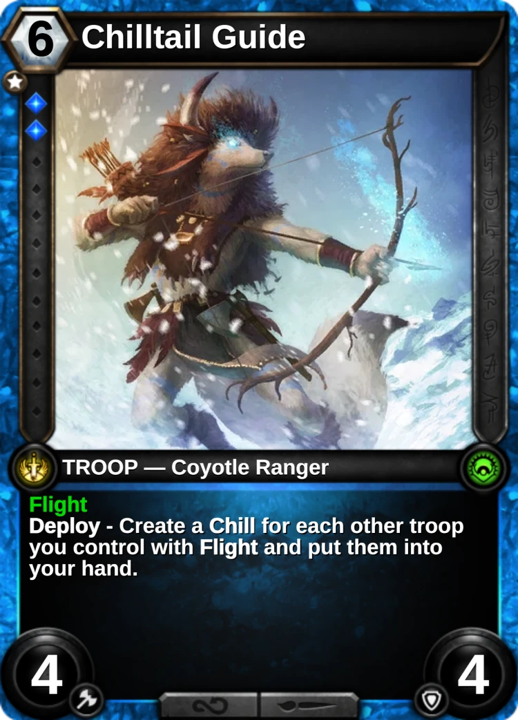 Chilltail Guide: the card