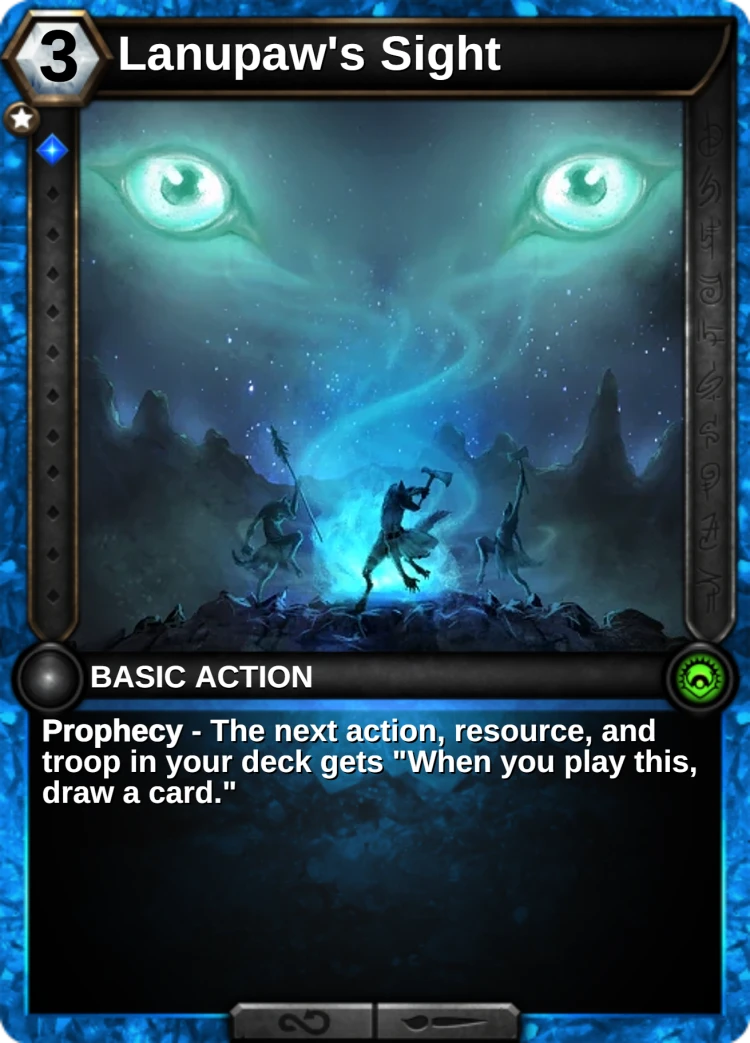 Lanupaw's Sight: the card