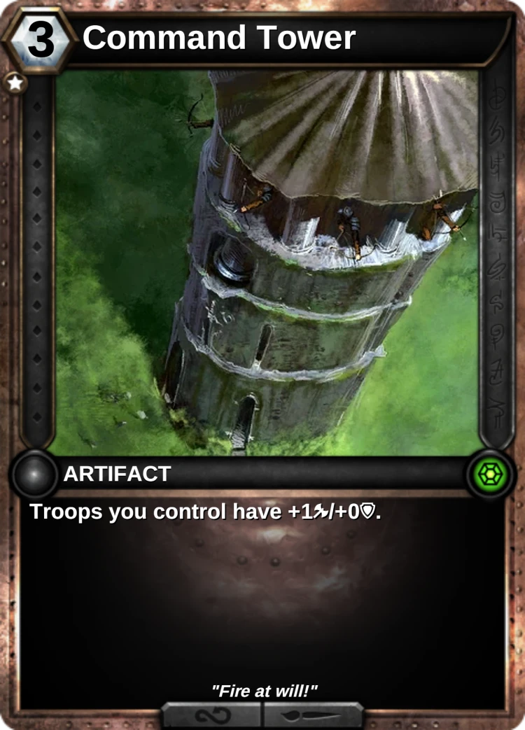 Command Tower: the card