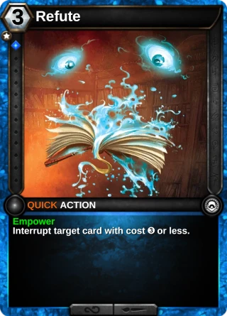 Refute: the card this item changes
