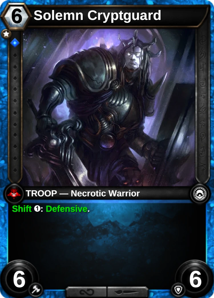 Solemn Cryptguard: the card