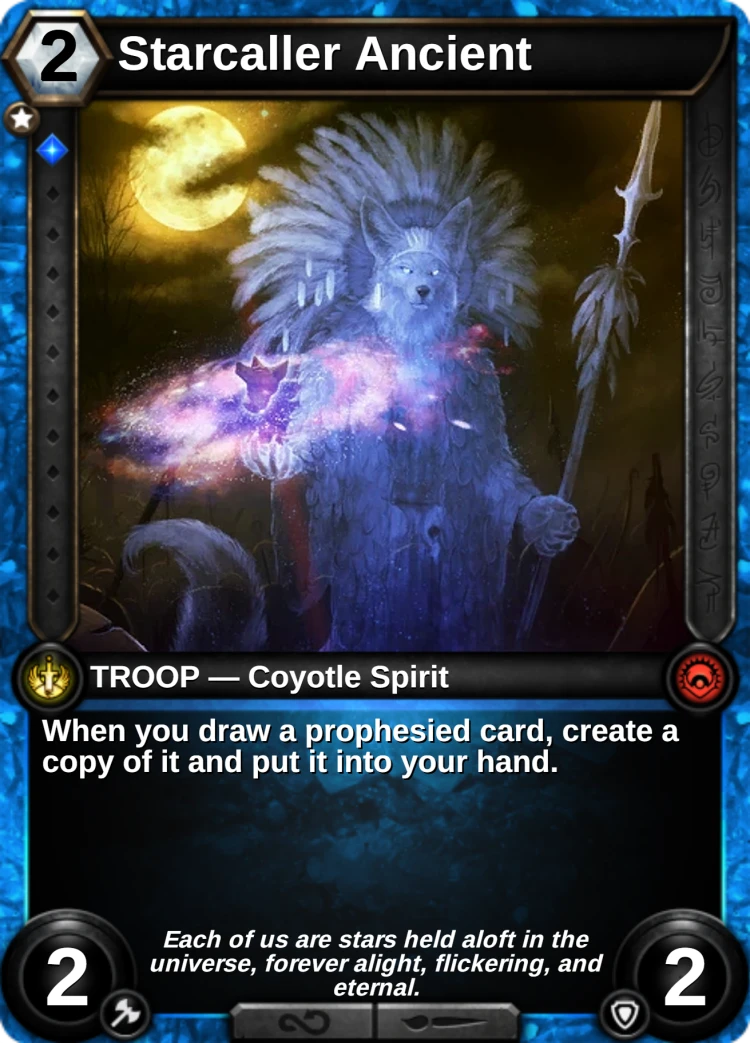Starcaller Ancient: the card