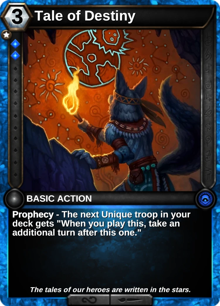 Tale of Destiny: the card