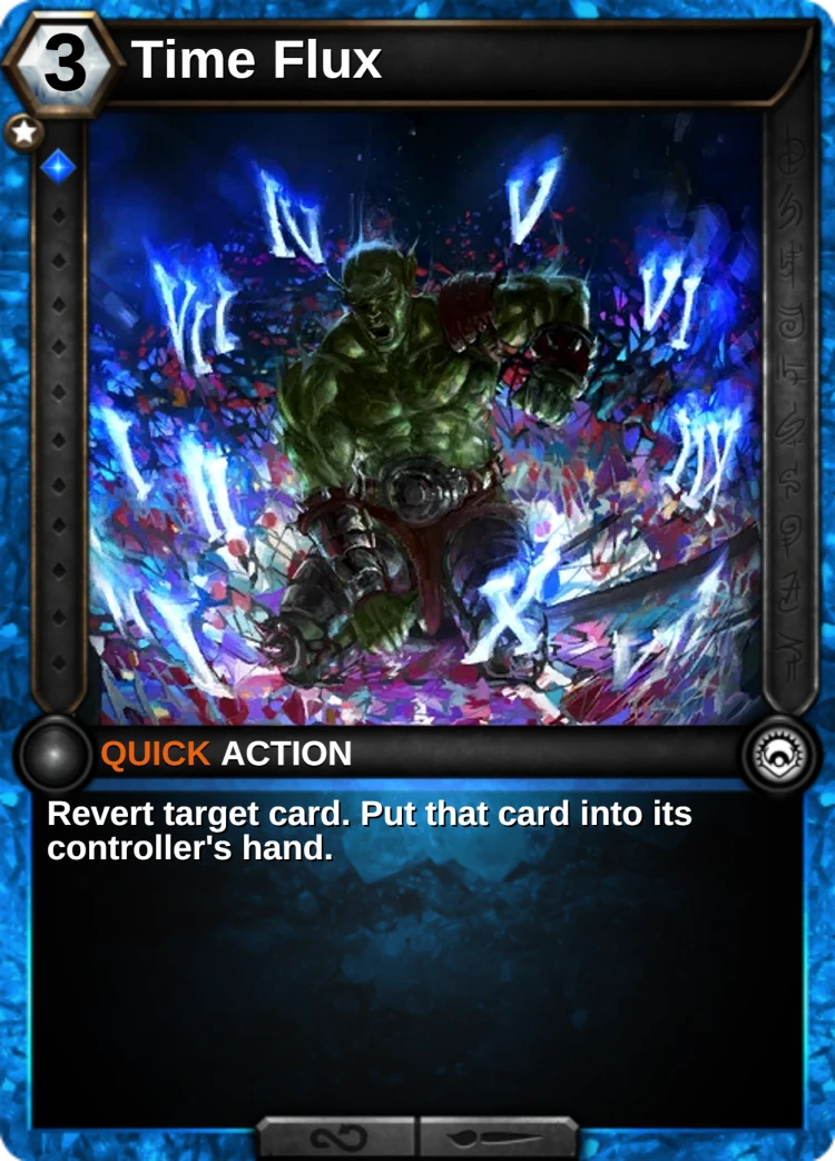 Time Flux: the card