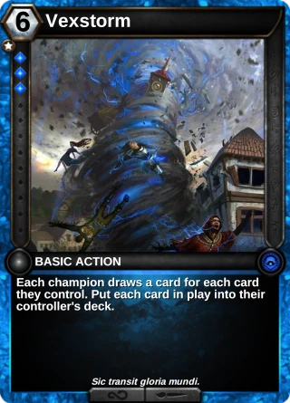 Vexstorm: the card this item changes
