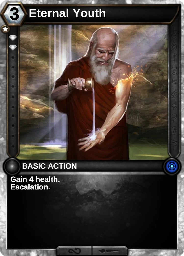 Eternal Youth: the card