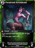 Feralroot Archdruid: printing in Primal Dawn
