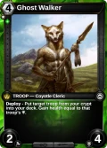 Ghost Walker: printing in Primal Dawn