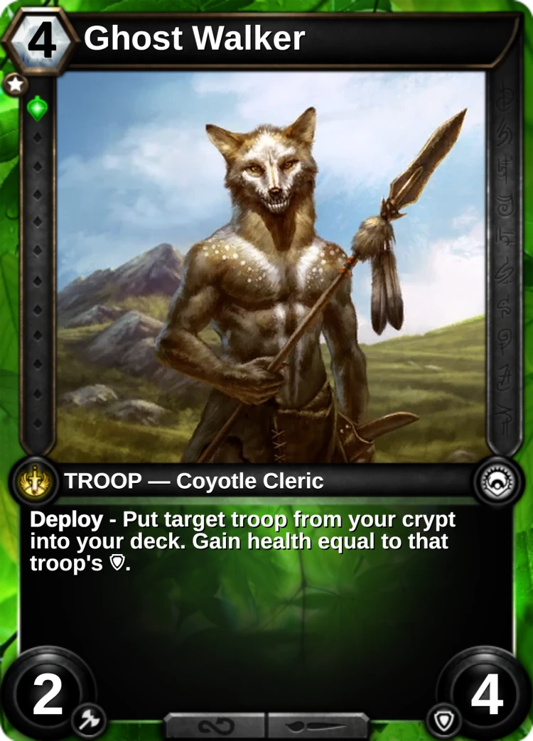 Ghost Walker: the card