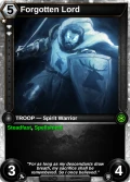 Forgotten Lord: printing in Shards of Fate
