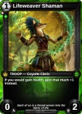 Lifeweaver Shaman: printing in Primal Dawn