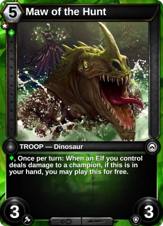 Maw of the Hunt: the card this item changes