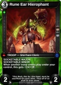 Rune Ear Hierophant: printing in Primal Dawn