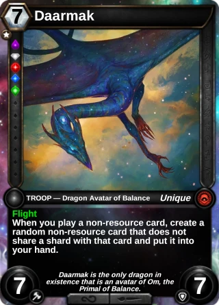Daarmak: the card this item changes