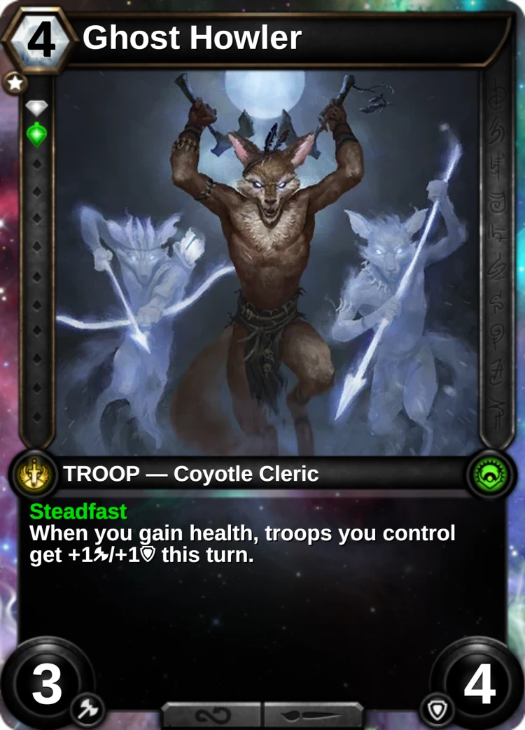 Ghost Howler: the card