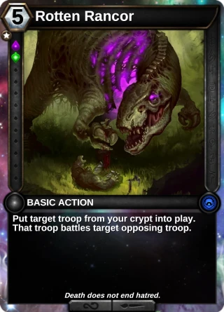 Rotten Rancor: the card this item changes