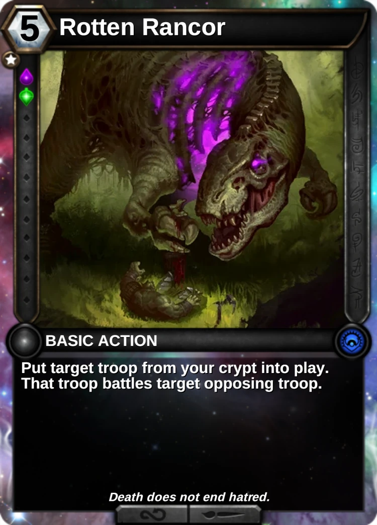 Rotten Rancor: the card