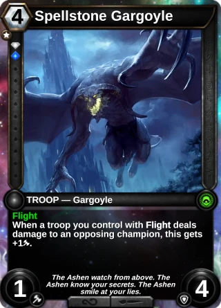 Spellstone Gargoyle: the card this item changes